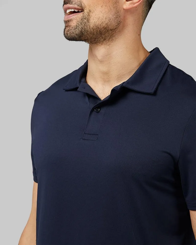 32 Degrees Men's Cool Classic Polo| Slim Fit | Moisture Wicking | 4-Way Stretch |Golf | Tennis