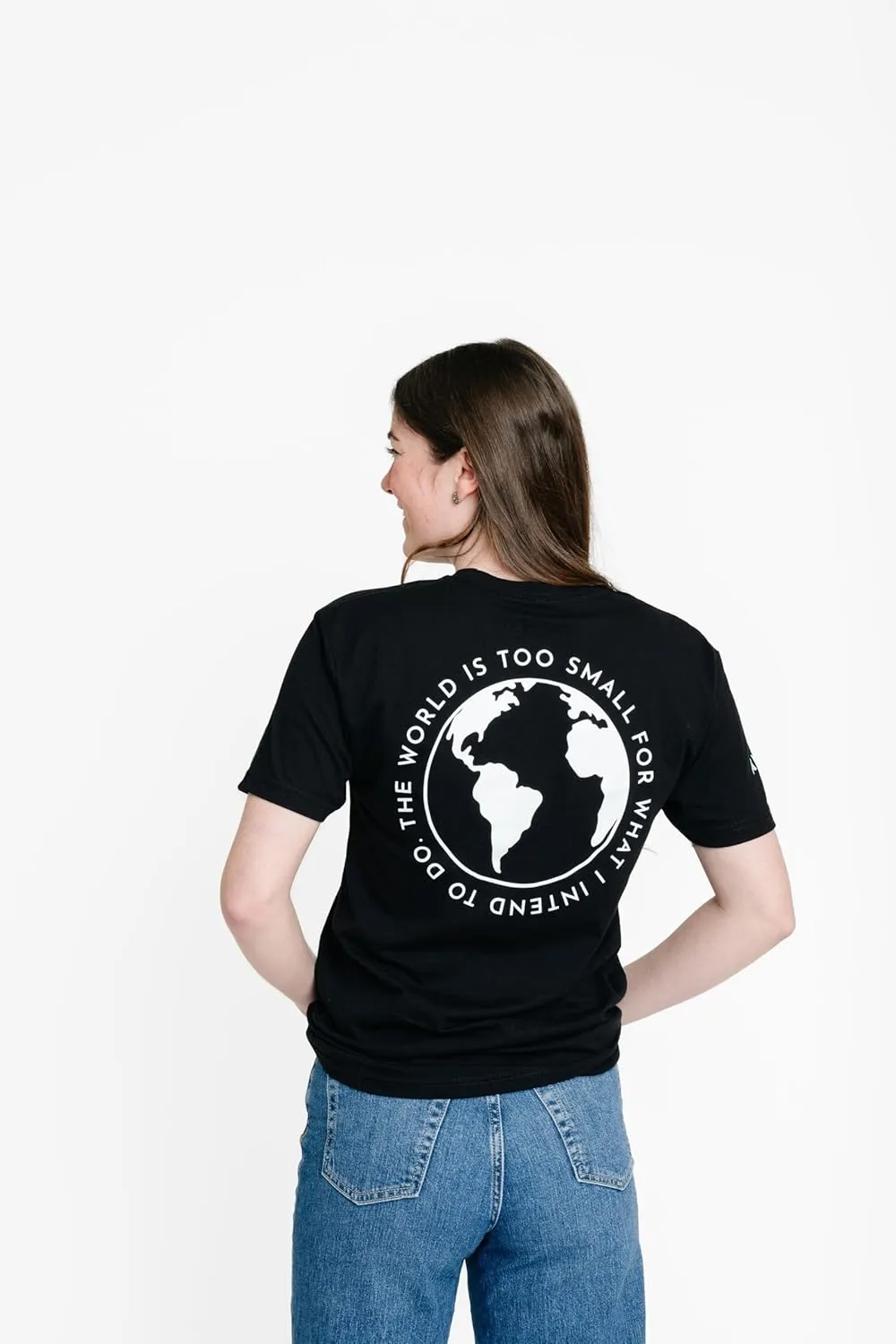 ANGEL STUDIOS | Cabrini The World is Too Small for What I Intended to Do Black T-Shirt | Mother Cabrini | Religious Shirt