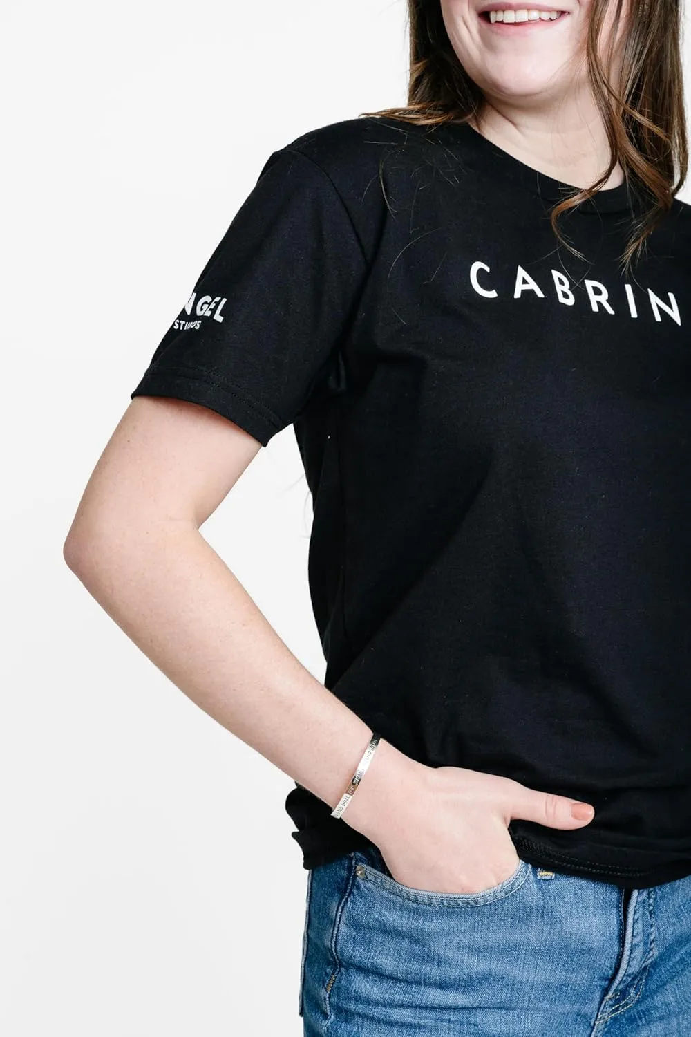 ANGEL STUDIOS | Cabrini The World is Too Small for What I Intended to Do Black T-Shirt | Mother Cabrini | Religious Shirt