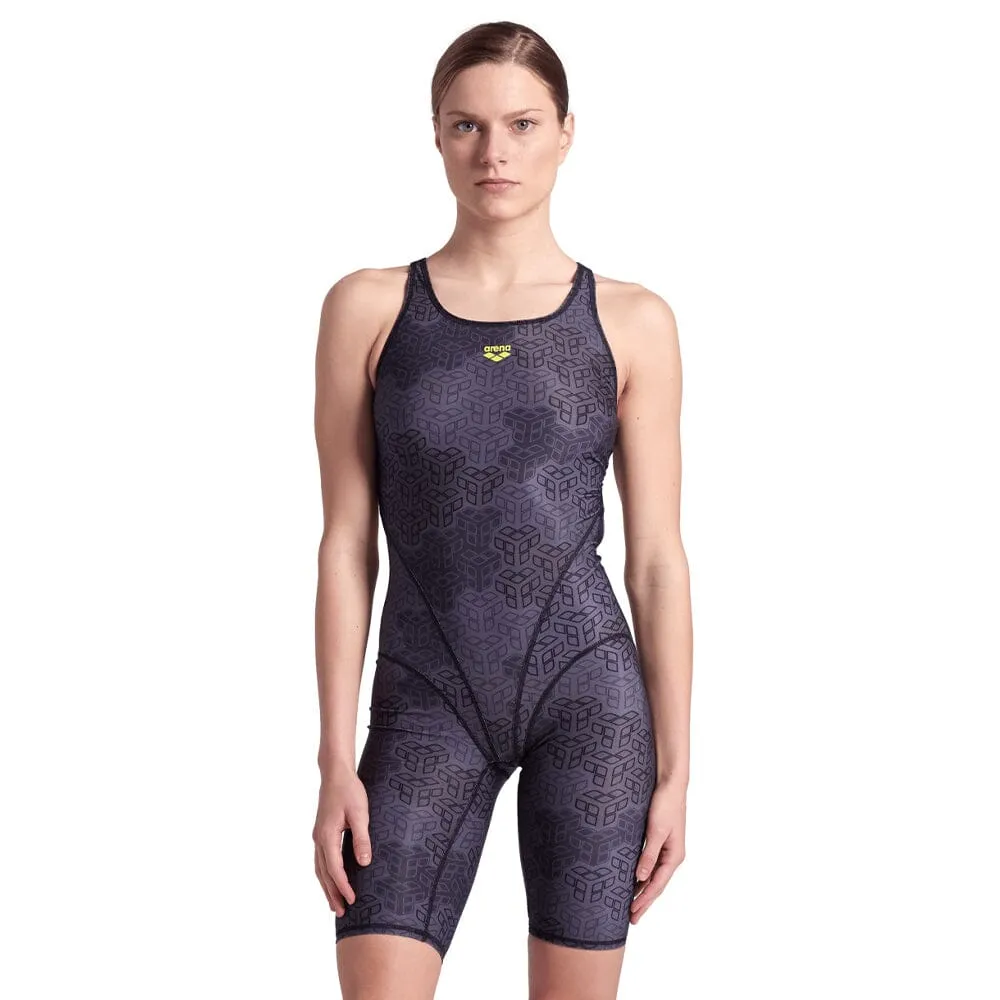 Arena Camo Kikko Full Body Ladies Swimsuit - Black/Multi