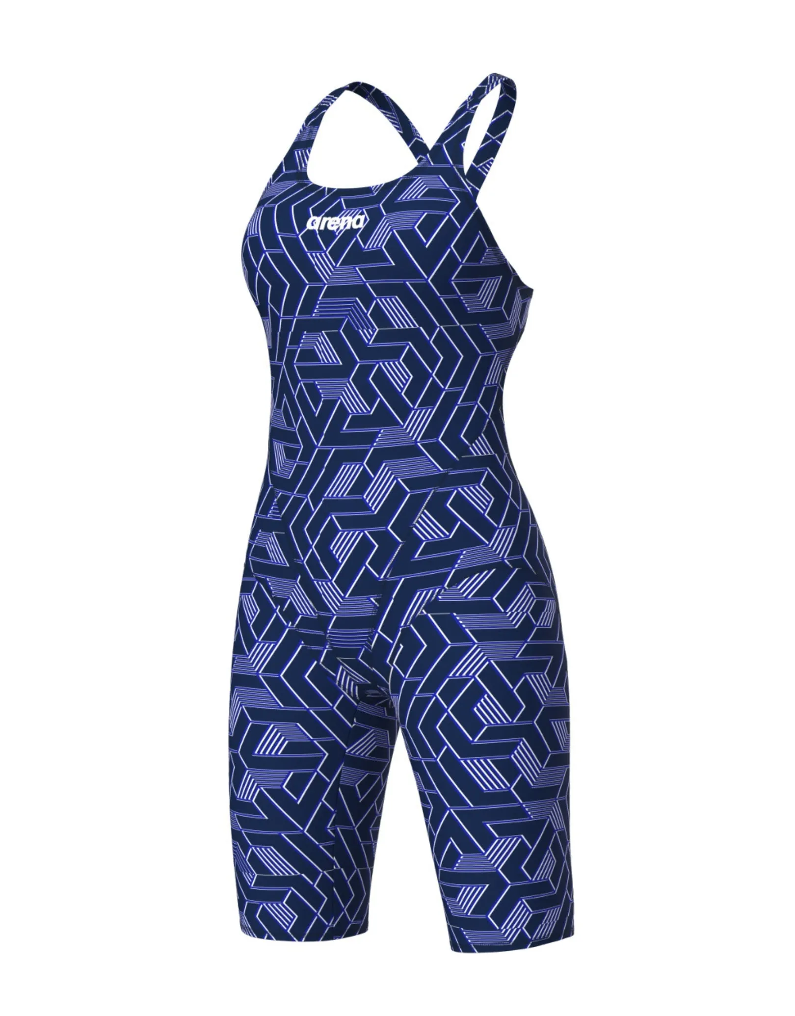 Arena Escape Full Body Kneesuit - Navy/Multi