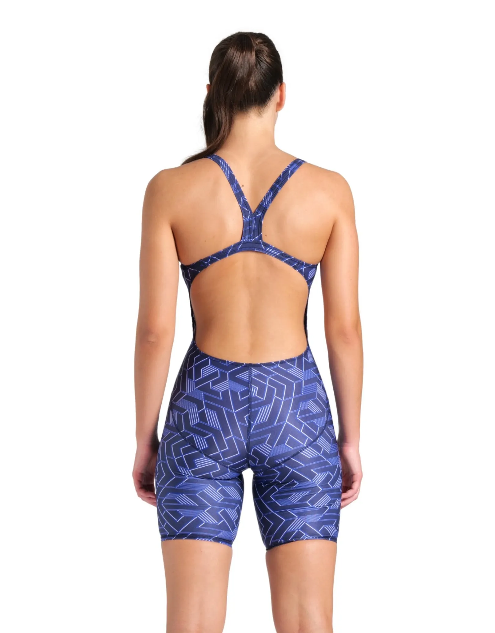 Arena Escape Full Body Kneesuit - Navy/Multi