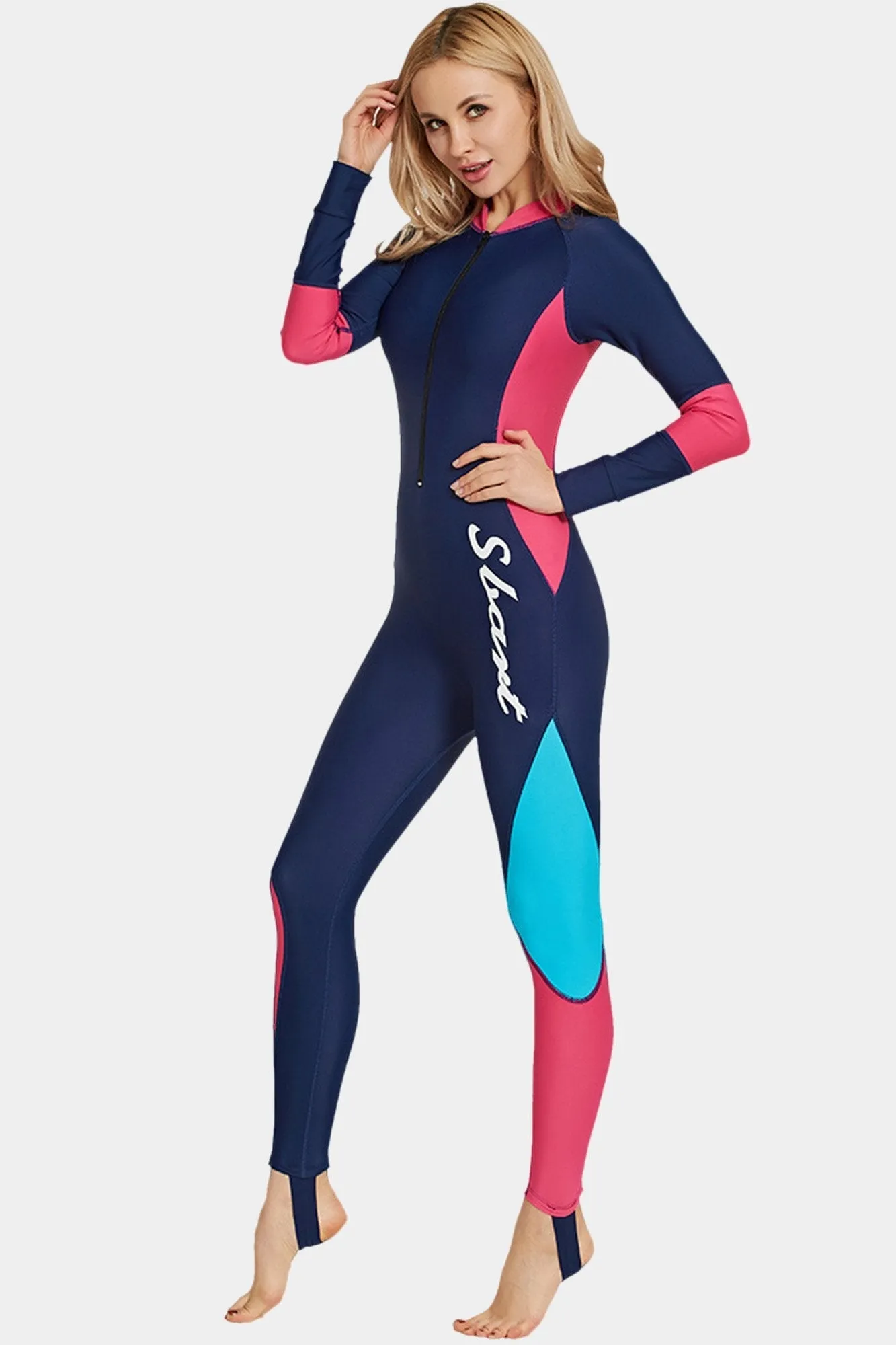Attraco Women Full Body Diving Swimwear
