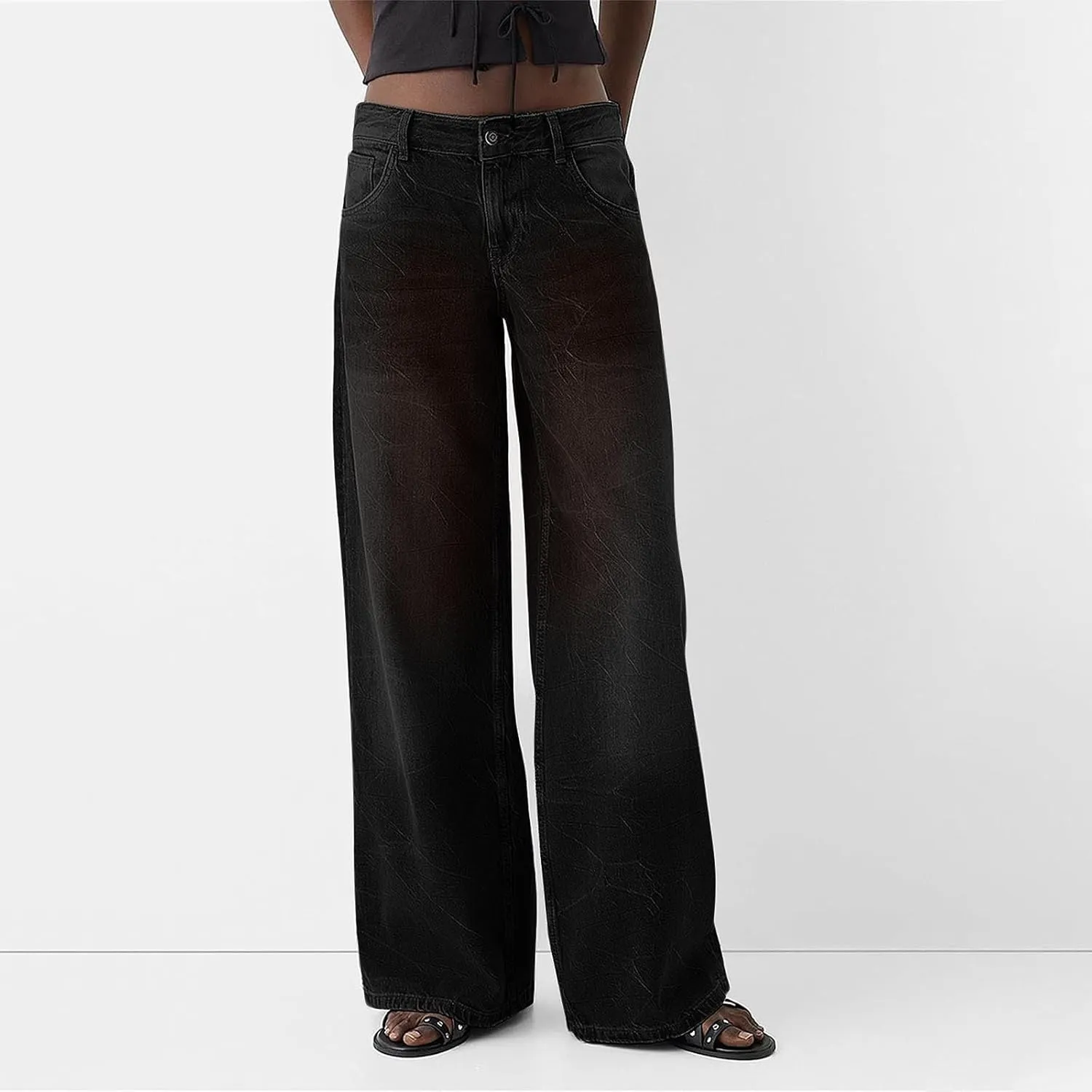 Baggy Jeans for Women 2025 Trendy Wide Leg Boyfriend Pants Y2k Streetwear Hippie Clothes Denim Outfit Western Wear