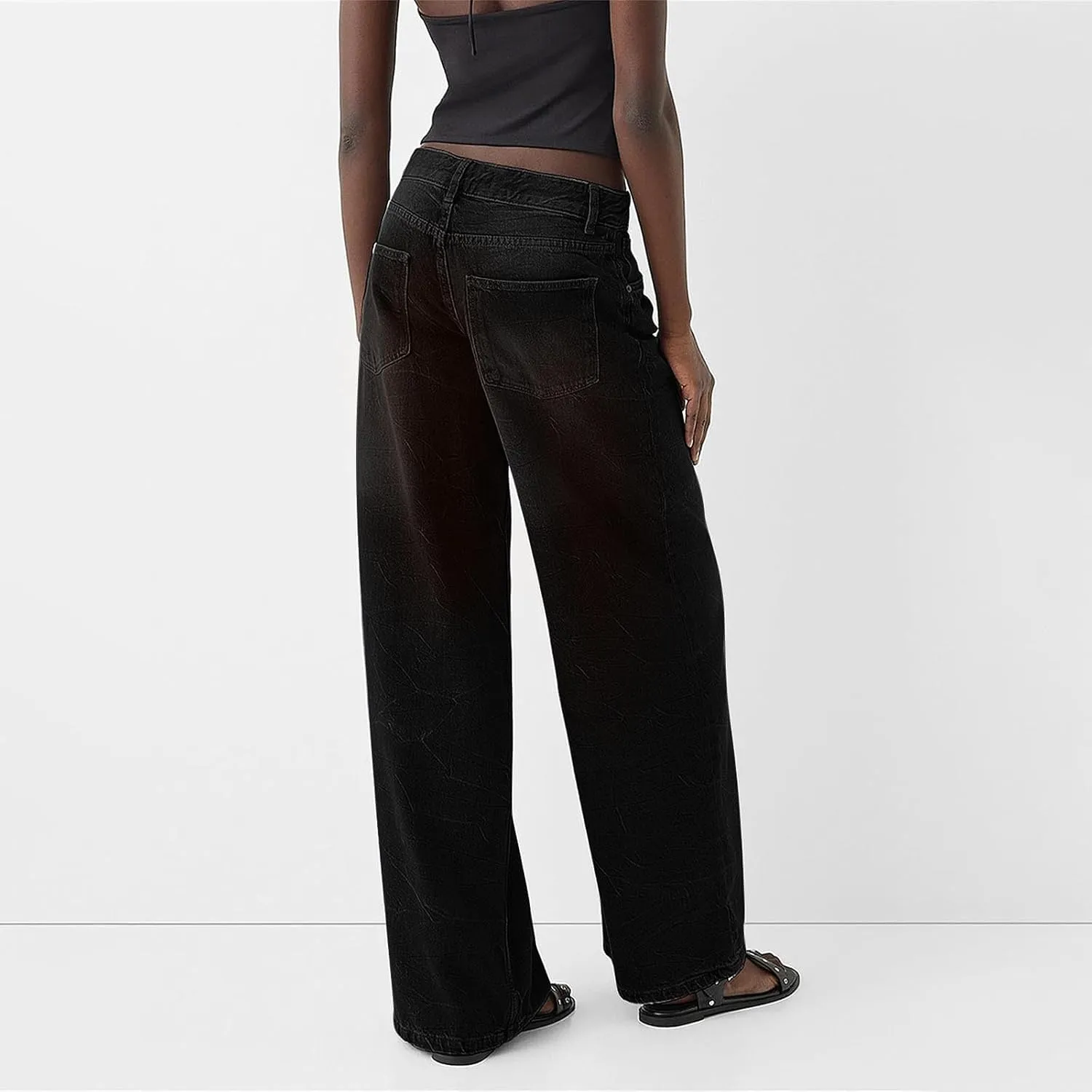 Baggy Jeans for Women 2025 Trendy Wide Leg Boyfriend Pants Y2k Streetwear Hippie Clothes Denim Outfit Western Wear