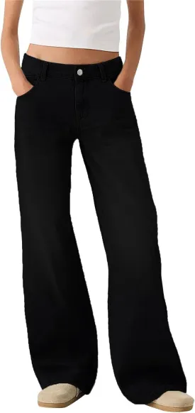 Baggy Jeans for Women 2025 Trendy Wide Leg Boyfriend Pants Y2k Streetwear Hippie Clothes Denim Outfit Western Wear