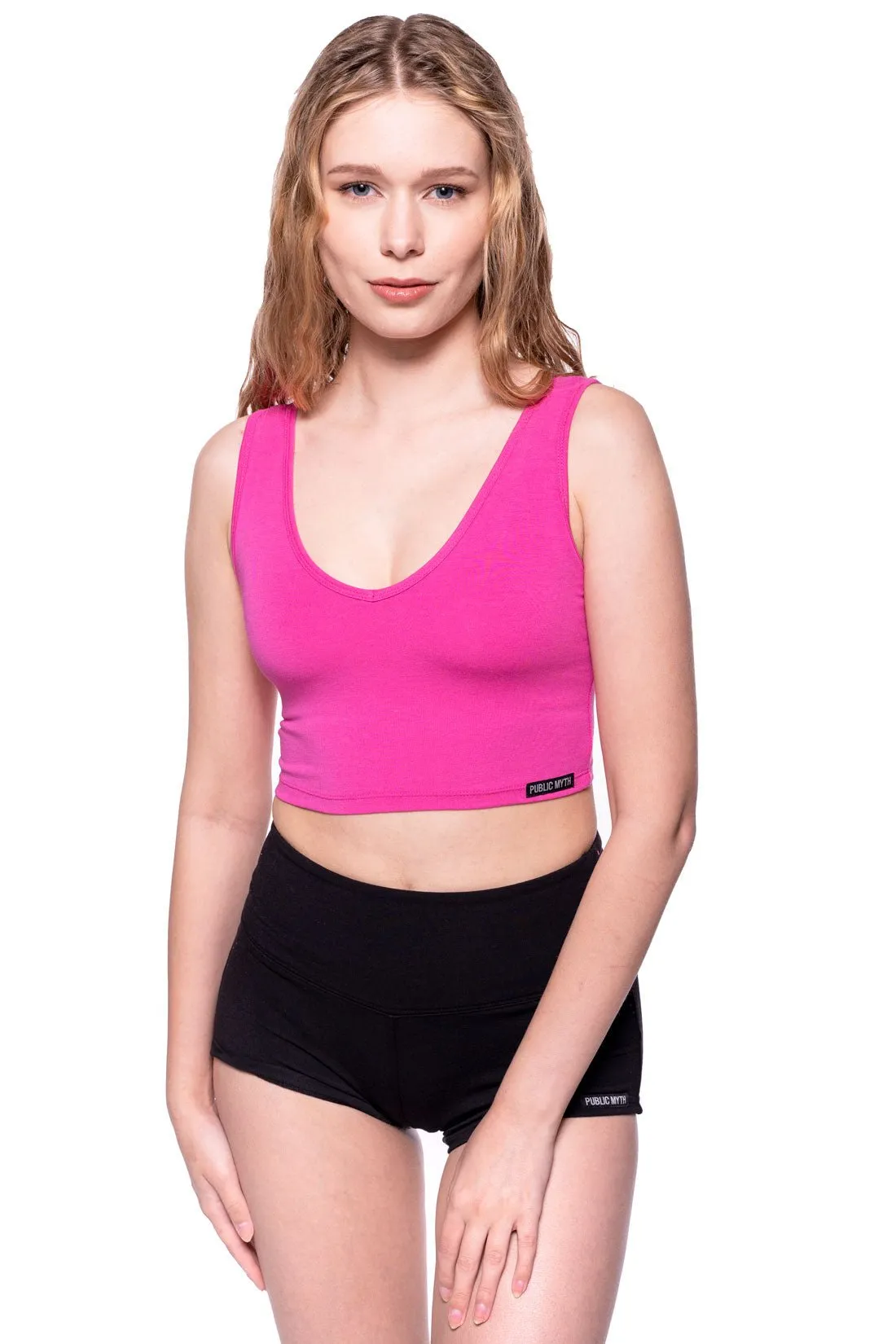 Bamboo V Neck Sports Bra