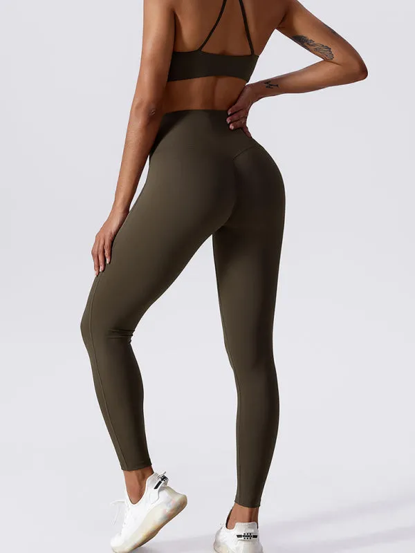 Chic knotted sports Bra