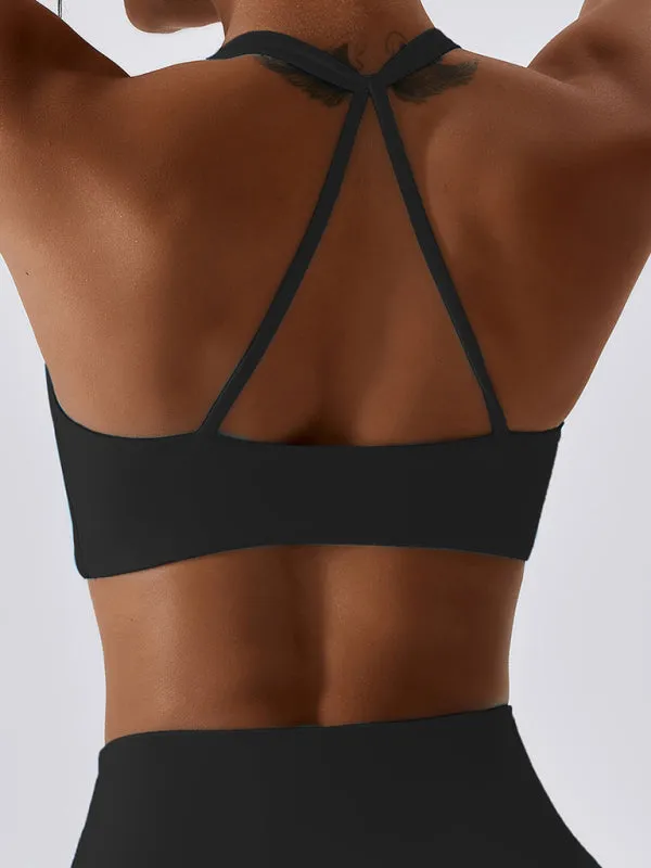 Chic knotted sports Bra
