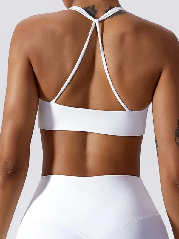 Chic knotted sports Bra