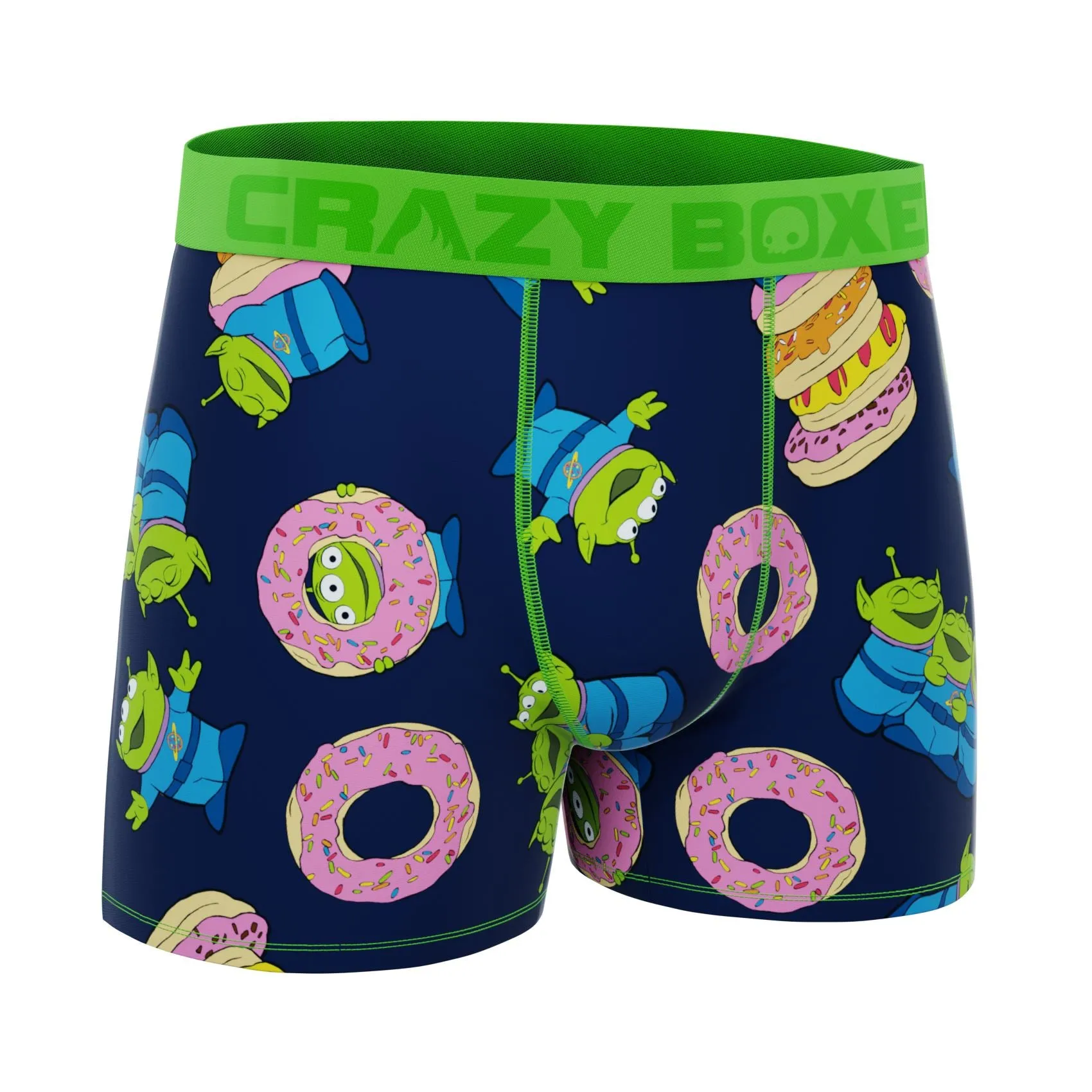 CRAZYBOXER Disney Toy Story Alien Donut Men's Boxer Briefs