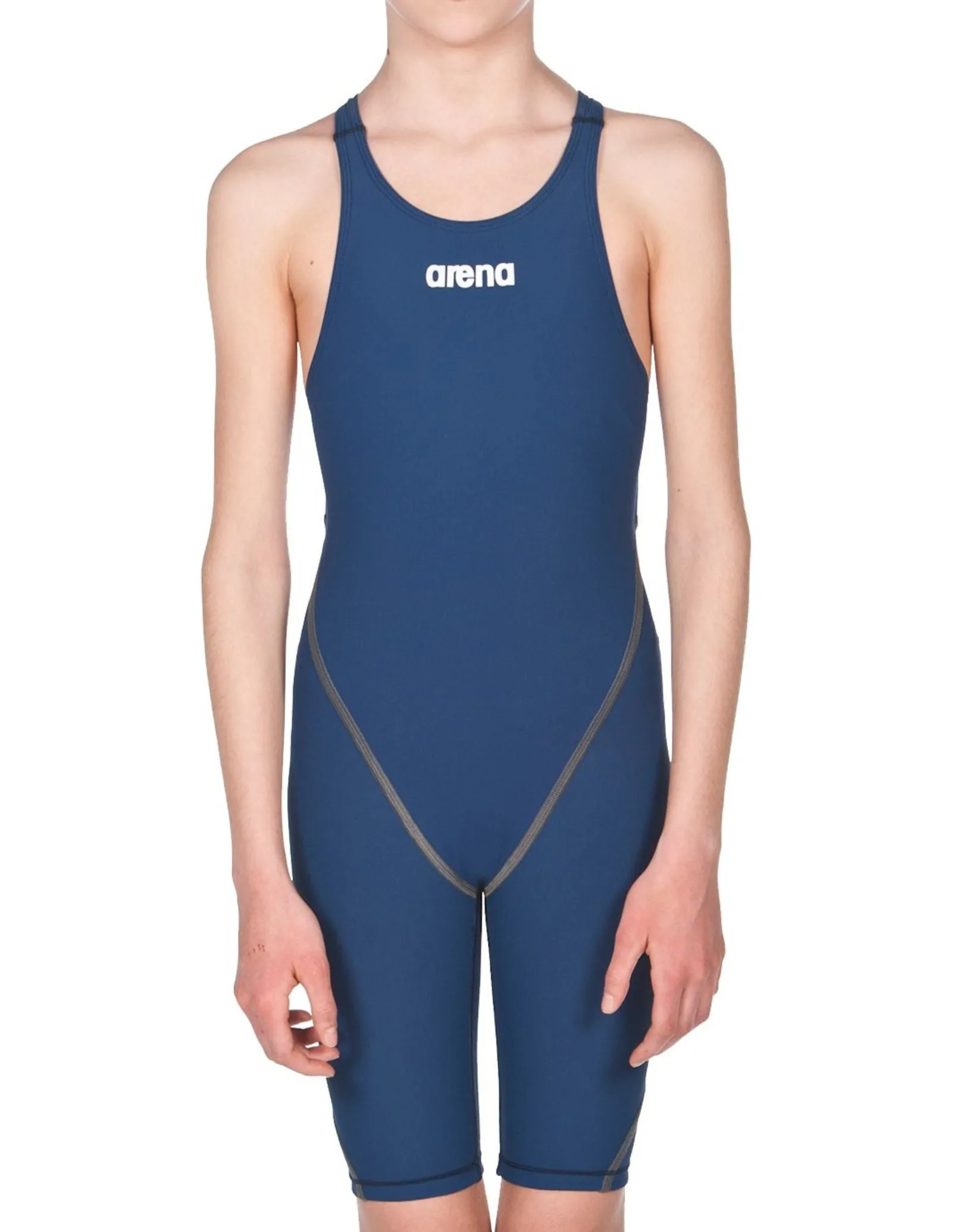 Girls Powerskin ST 2 Full Body Short Leg - Navy