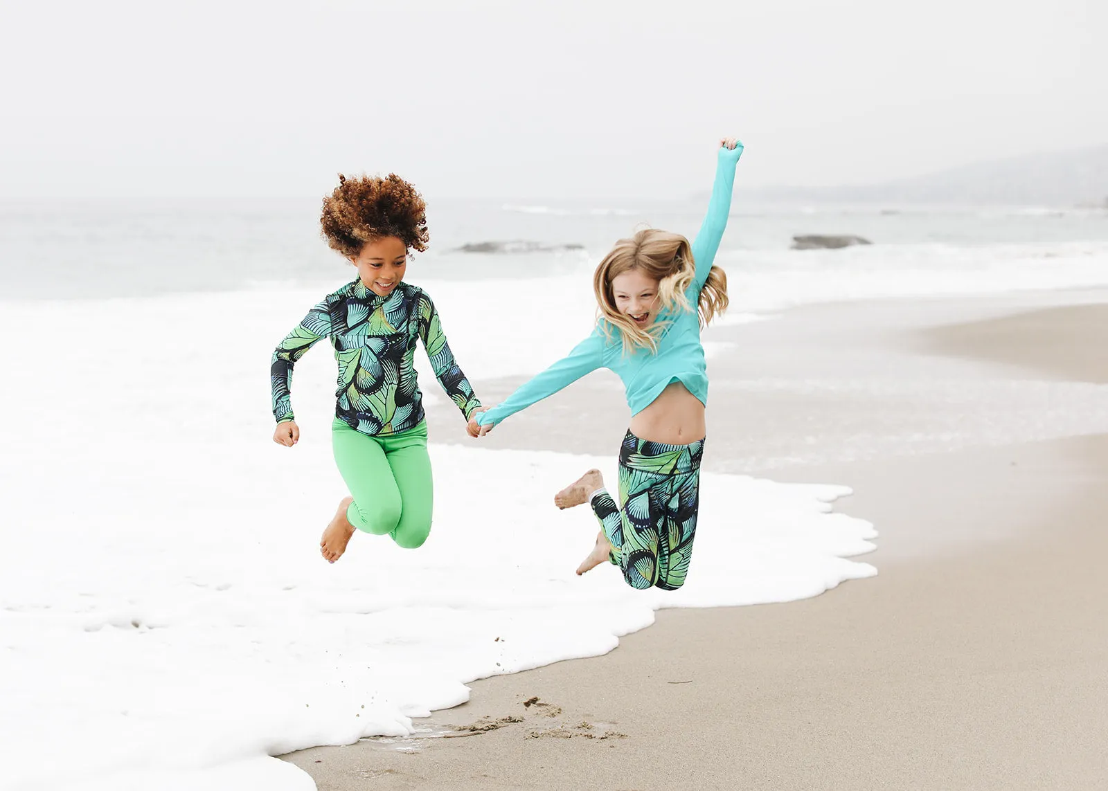 GIRL'S PULLOVER RASH - TURQ FLYER