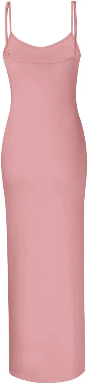 GloryStar Women Full Slip Under Dresses Sleeveless Adjustable Spaghetti Strap Cami Maxi Dress Nightgowns Sleepwear