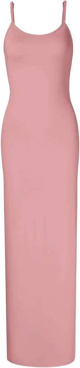GloryStar Women Full Slip Under Dresses Sleeveless Adjustable Spaghetti Strap Cami Maxi Dress Nightgowns Sleepwear