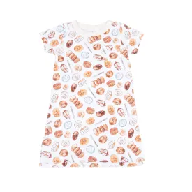 Hot Bagels Short Sleeve Nightdress