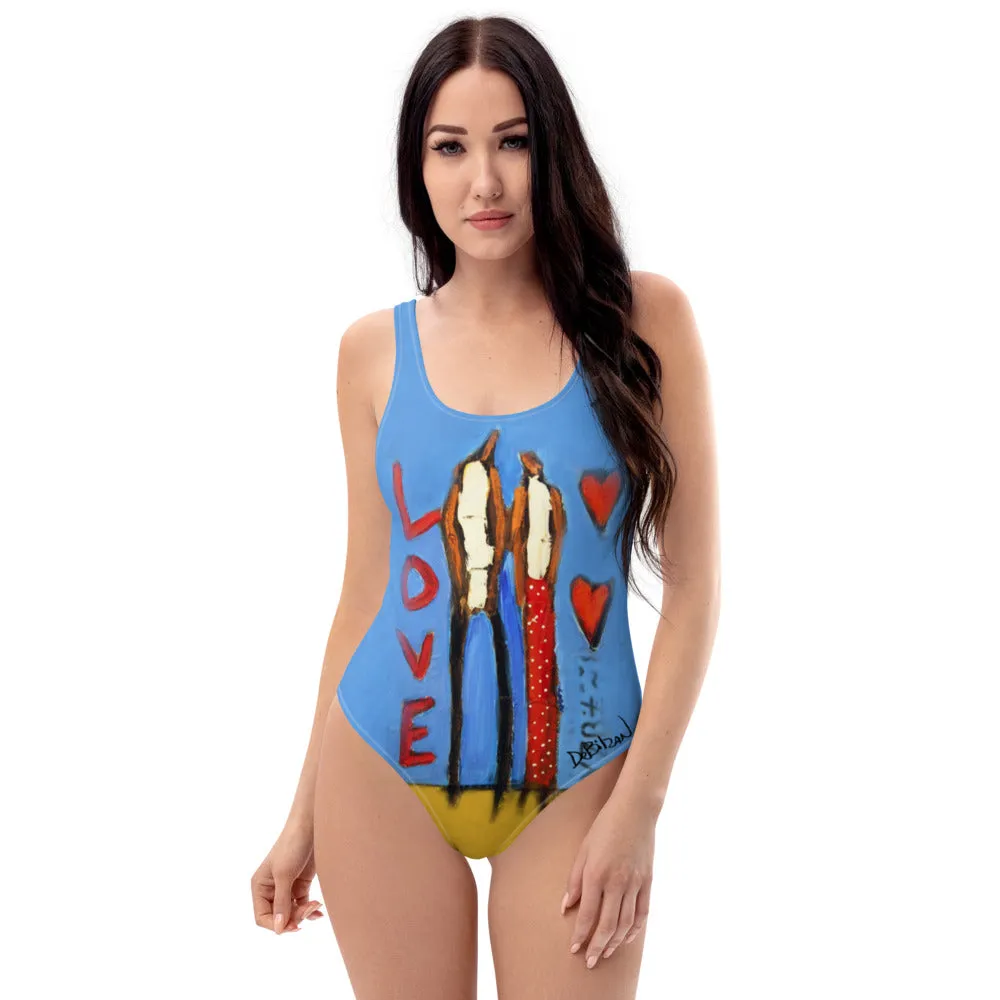 Love U One-Piece Swimsuit