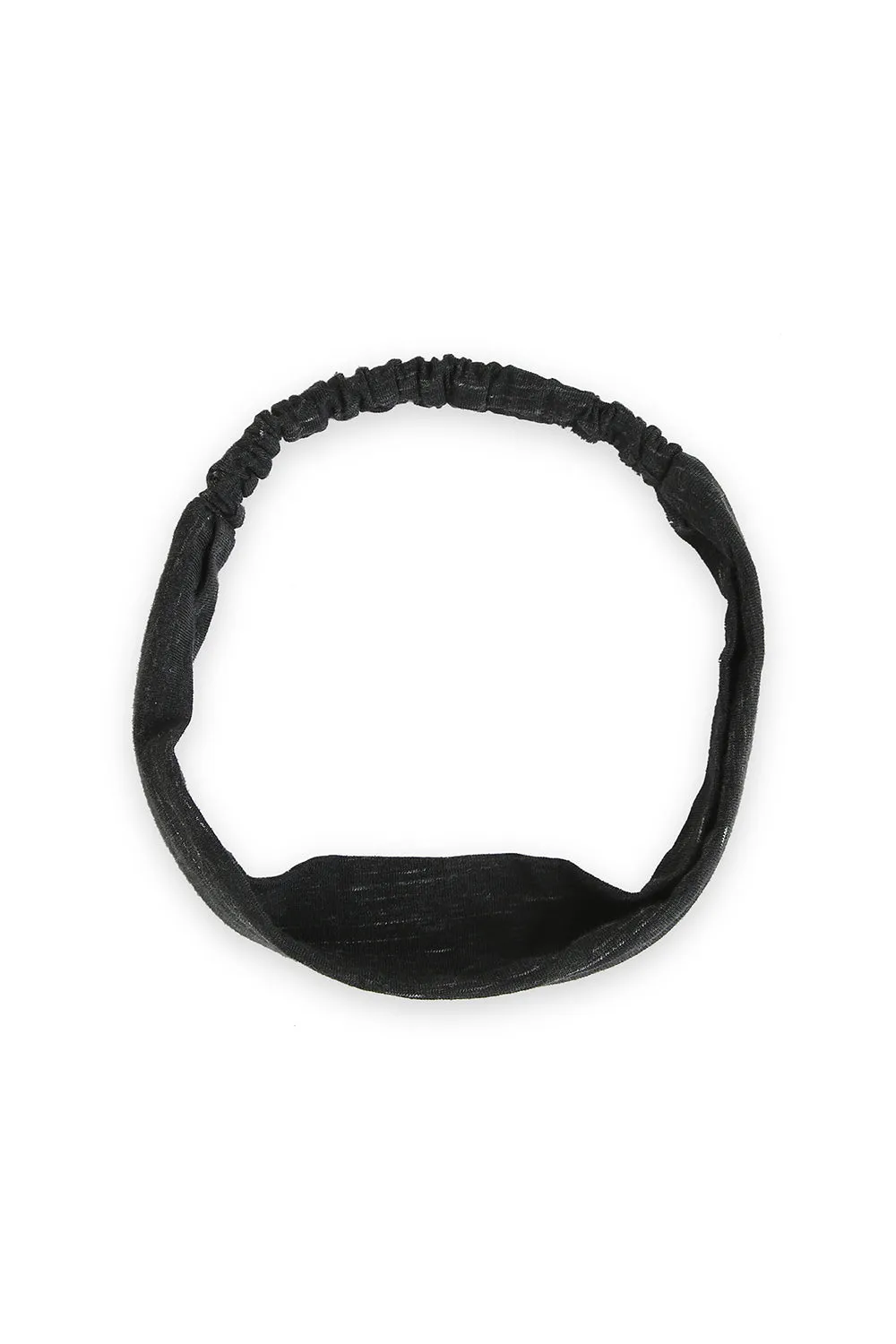 Organic Cotton camisole with hairband_ISL028-Dark grey melange