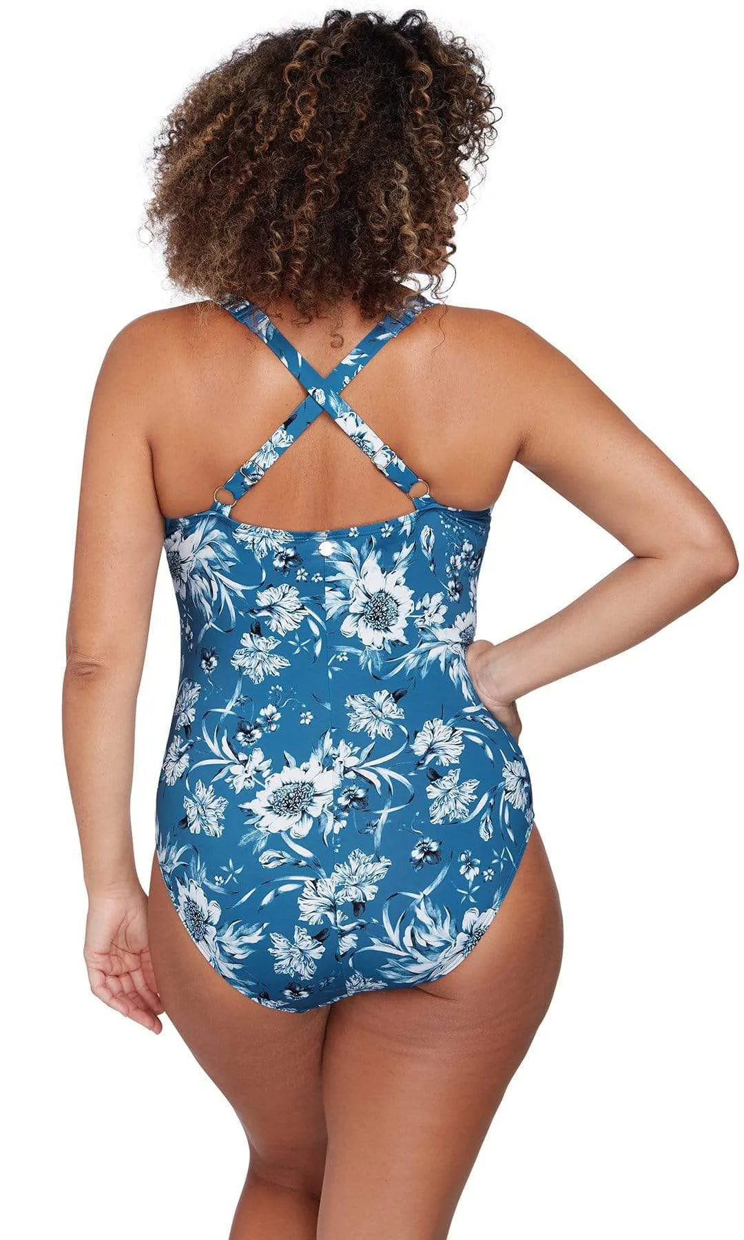Soft Cup Underwire Full Piece Fleur Du Champ Cerulean Monet