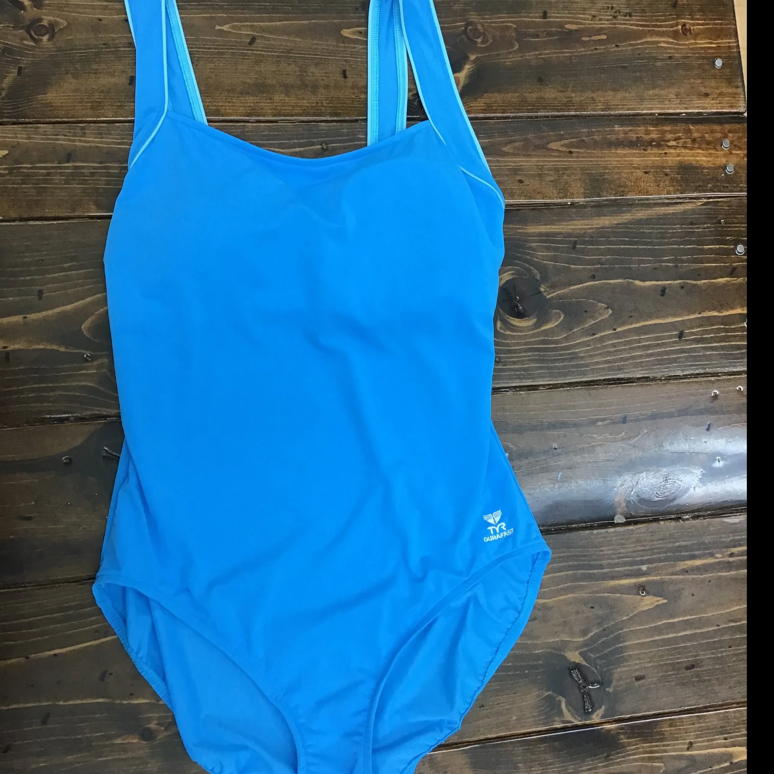 TYR Solid Square Neck Controlfit One-Piece