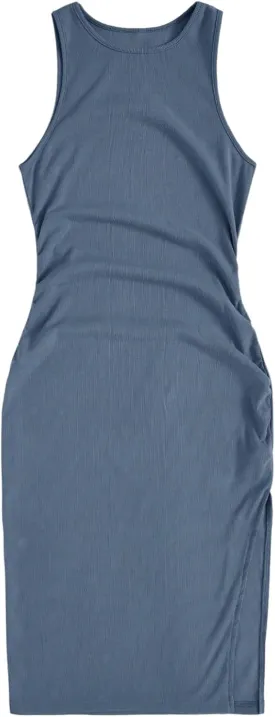 Verdusa Women's Casual Dresses High Split Midi Dresses Knit Bodycon Tank Dress