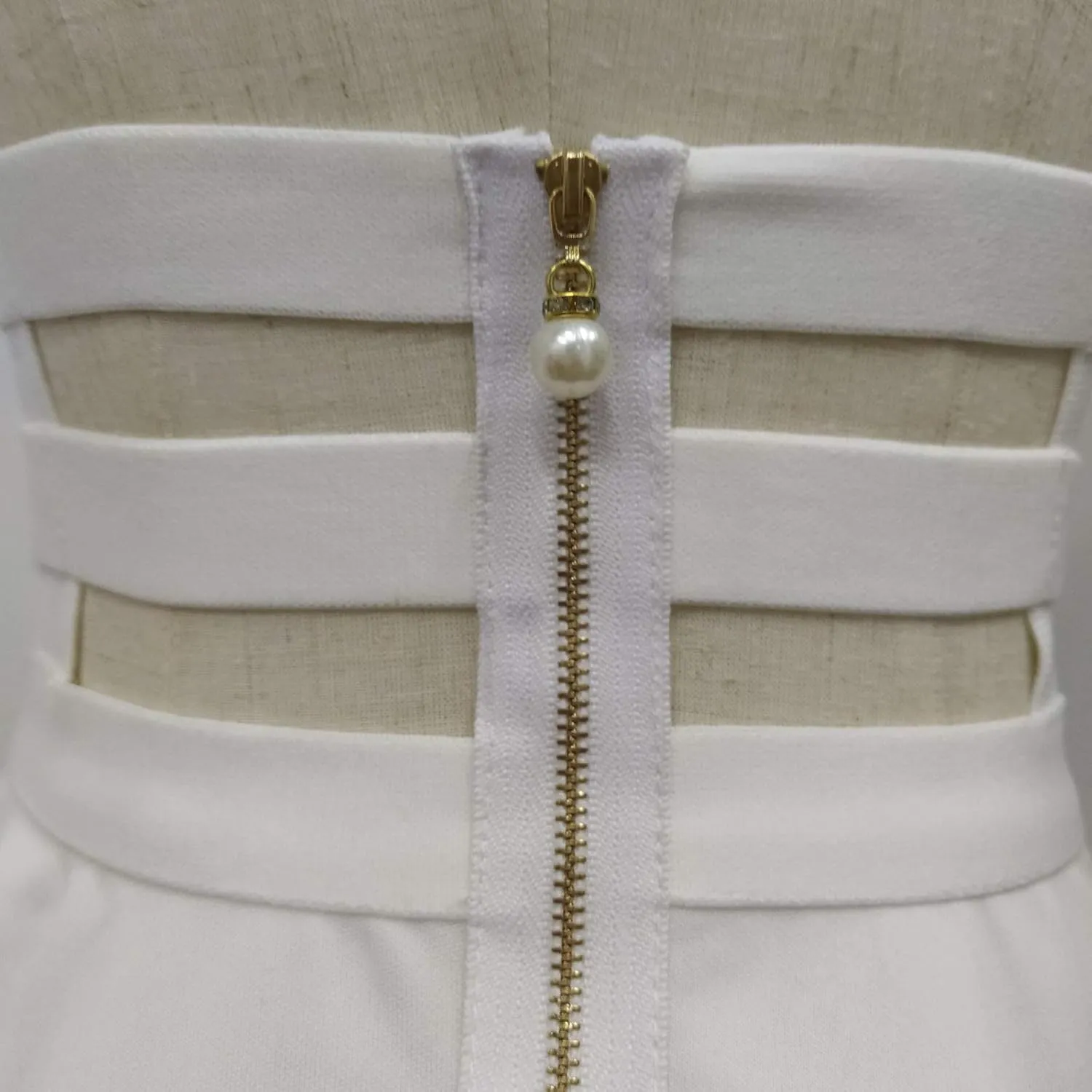 Women's Elastic Waist Pleated Short Braces Skirt Mini Suspender Skirt