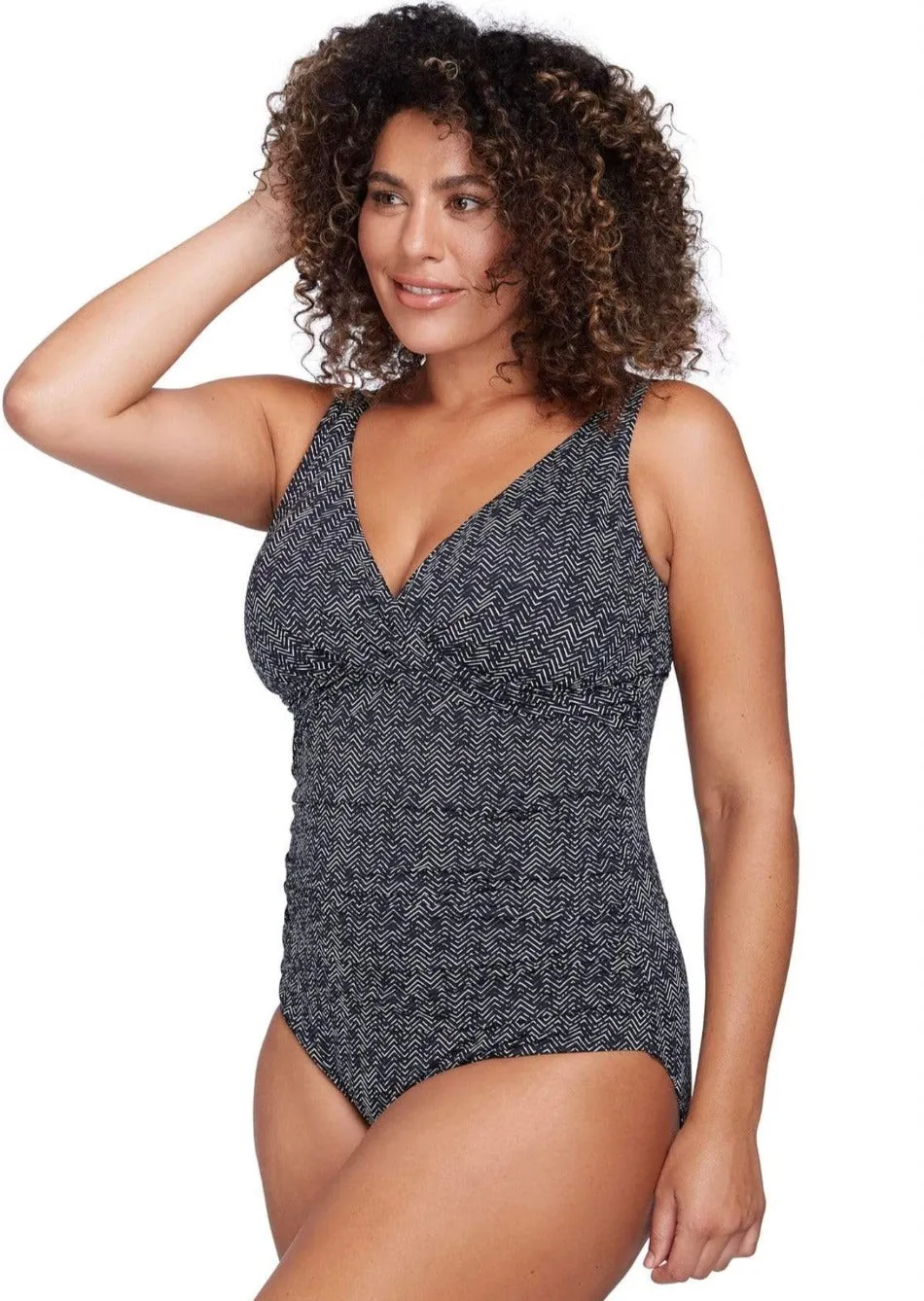 Zig Zag Delacroix One Piece Black